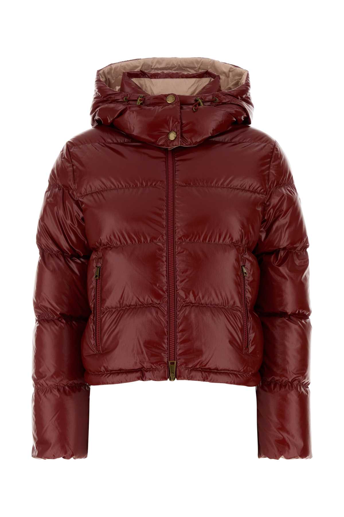 Moncler Women Red Nylon Niveole Down Jacket MONCLER