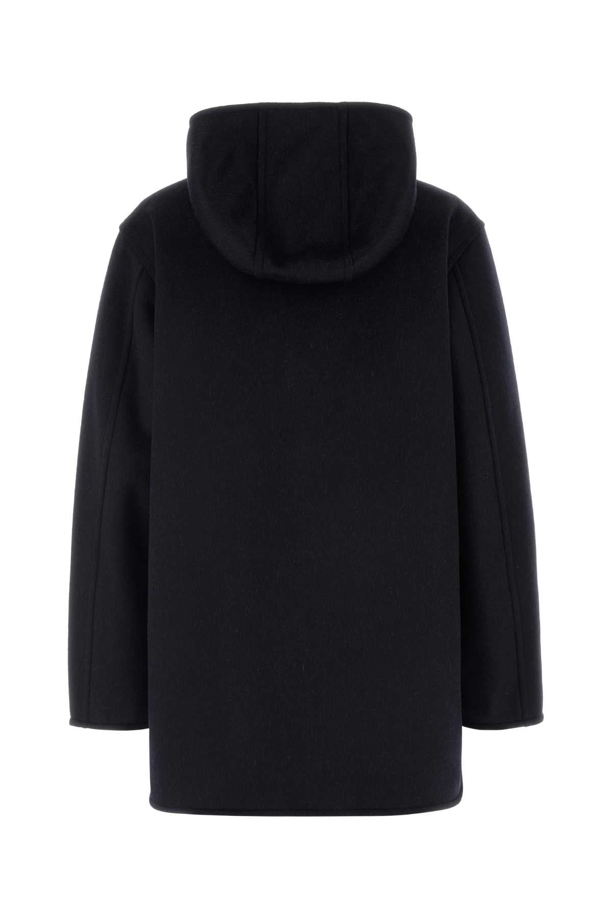 Moncler Women Dark Blue Wool Blend Hemiptere Jacket MONCLER