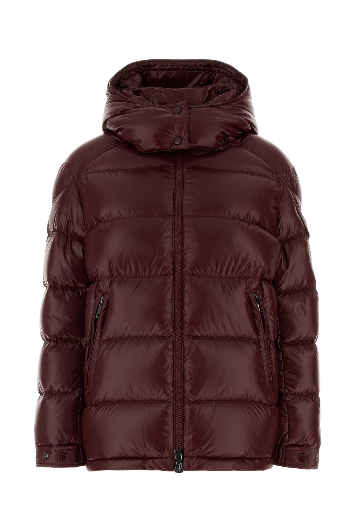 Moncler Women Burgundy Nylon Maire Down Jacket MONCLER