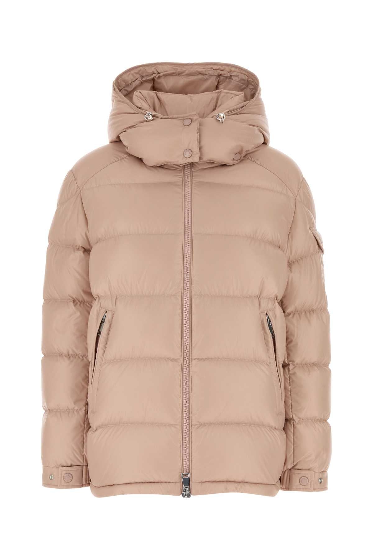 Moncler Women Pastel Pink Nylon Maire Down Jacket MONCLER