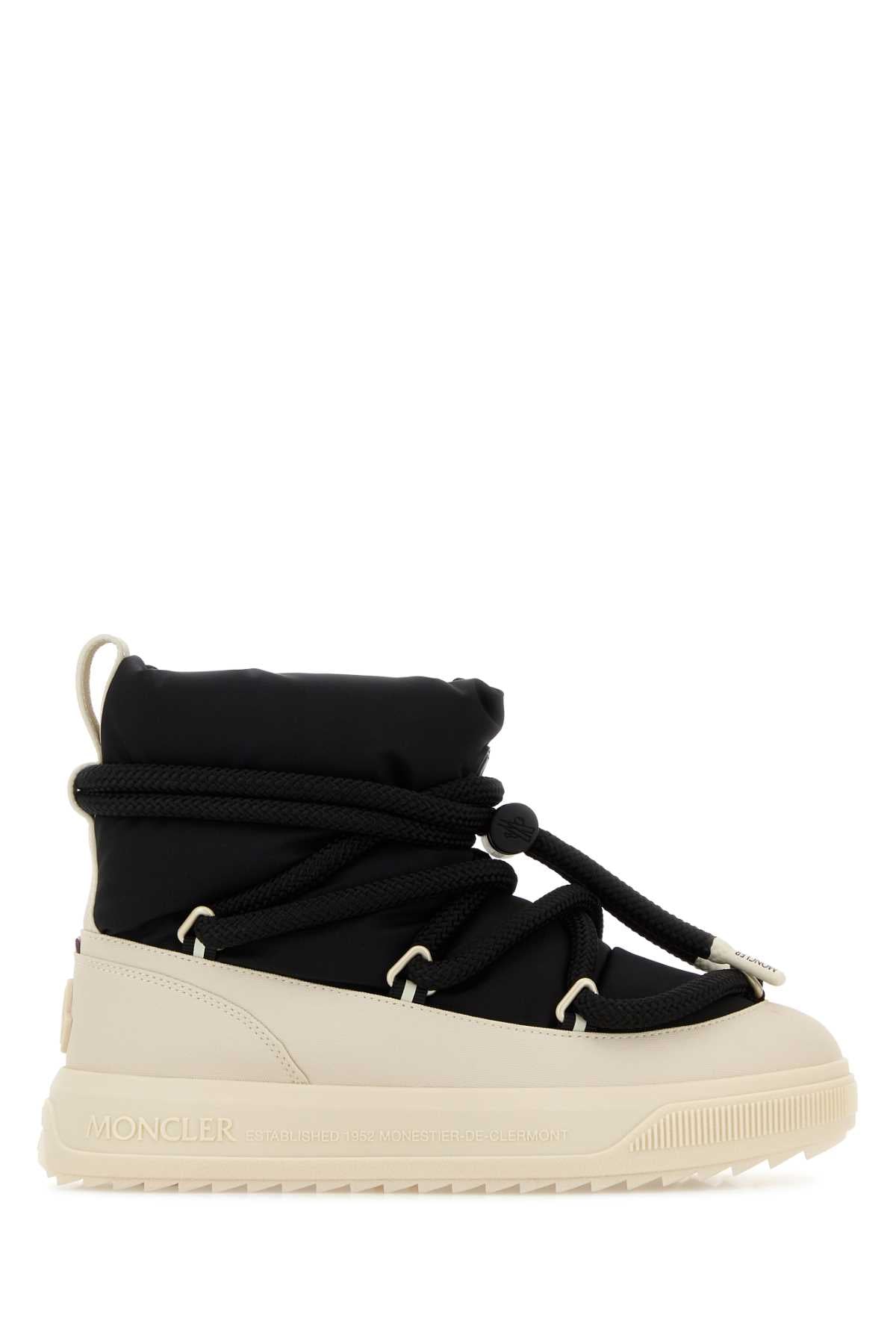 Moncler Women Black Fabric Altive Ankle Boots MONCLER