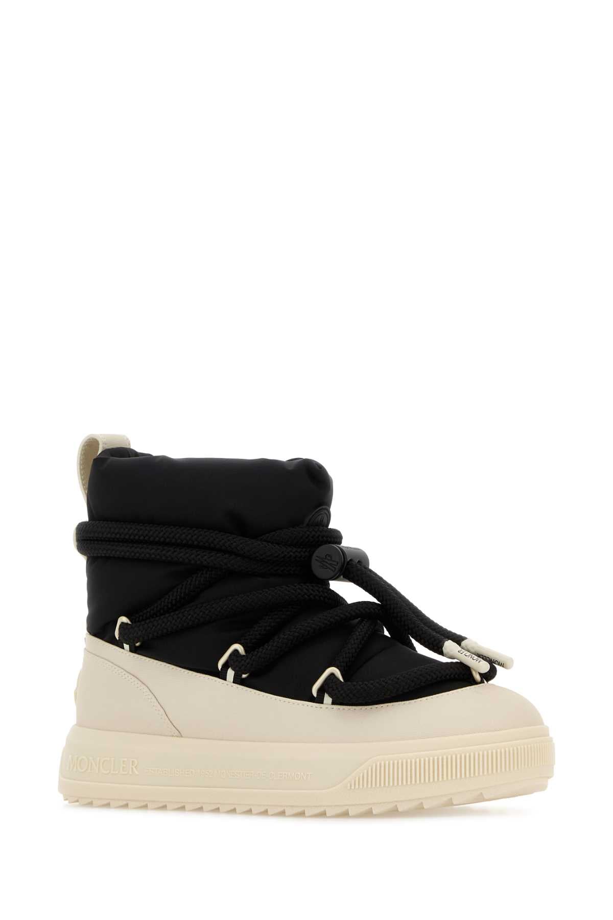 Moncler Women Black Fabric Altive Ankle Boots MONCLER
