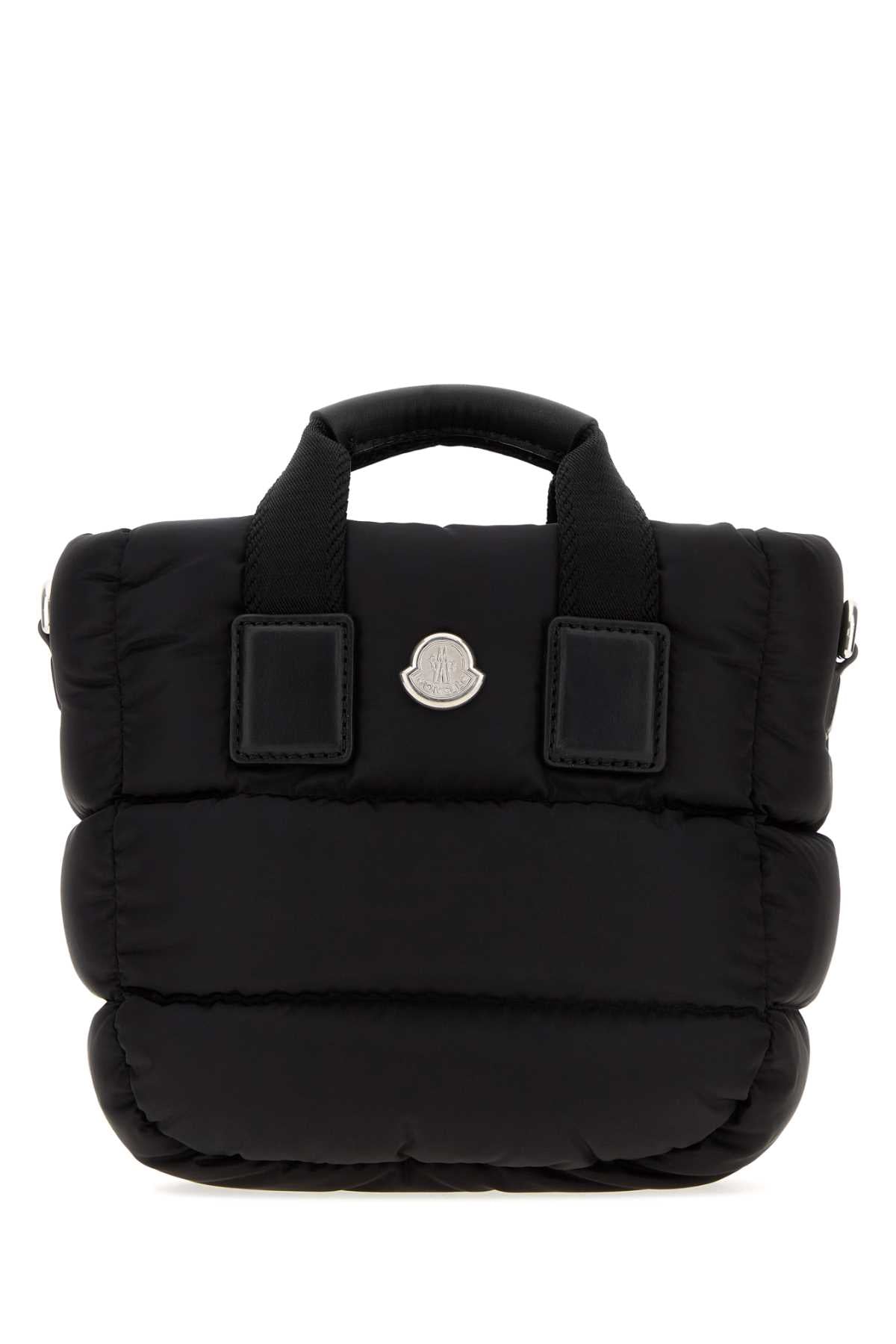 Moncler Women Black Nylon Mini Caradoc Handbag MONCLER