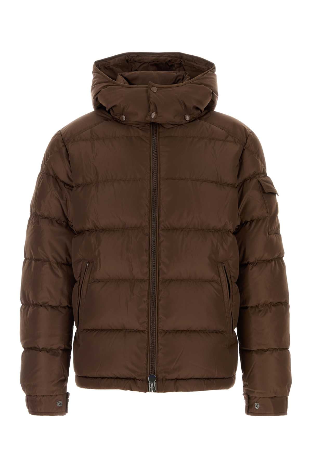 Moncler Men Chocolate Nylon Maya Down Jacket MONCLER