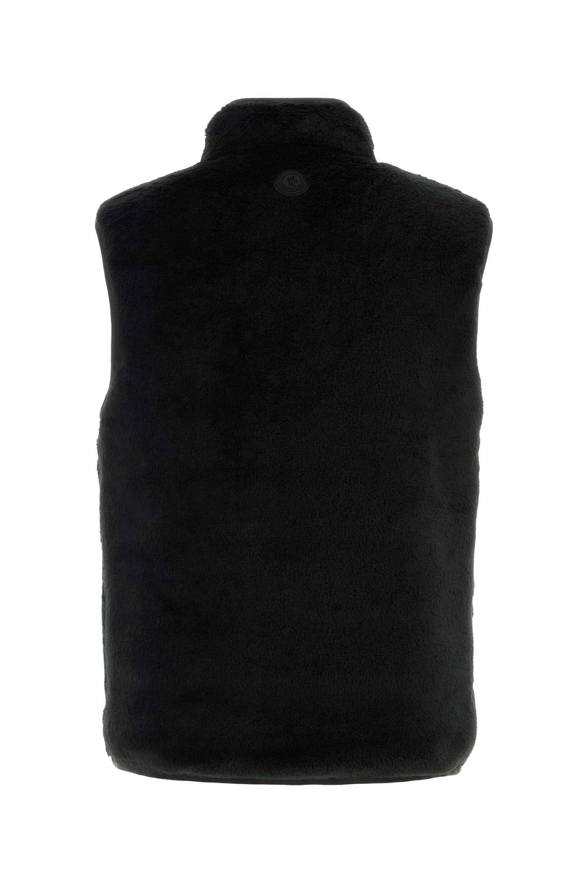 Moncler Men Black Eco Fur Reversible Down Jacket MONCLER