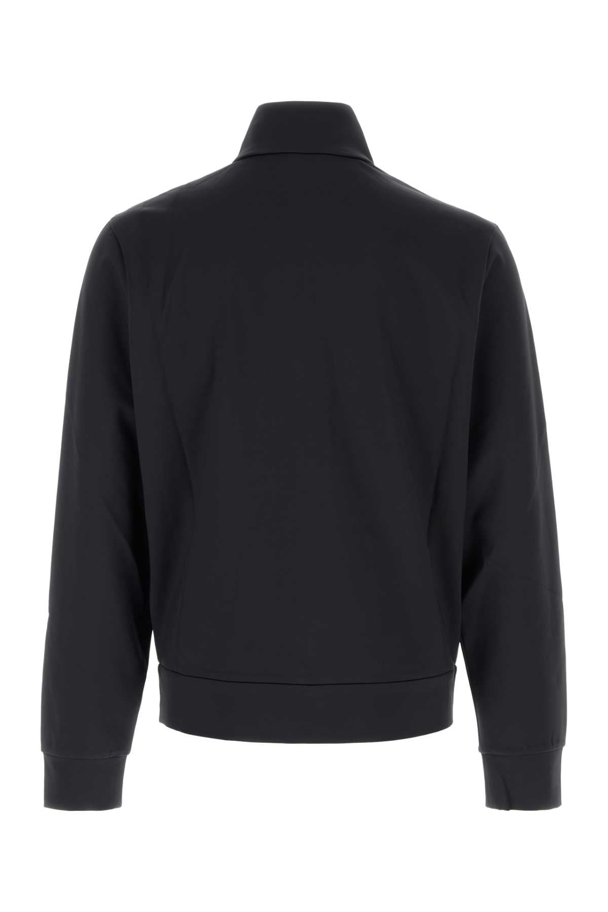 Moncler Men Black Stretch Nylon Blend Sweatshirt MONCLER
