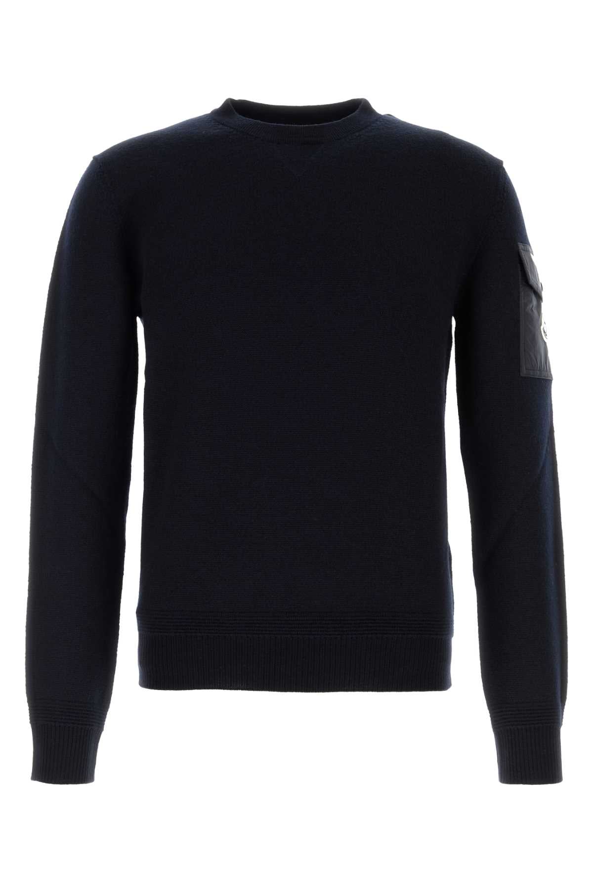 Moncler Men Midnight Blue Wool Sweater MONCLER
