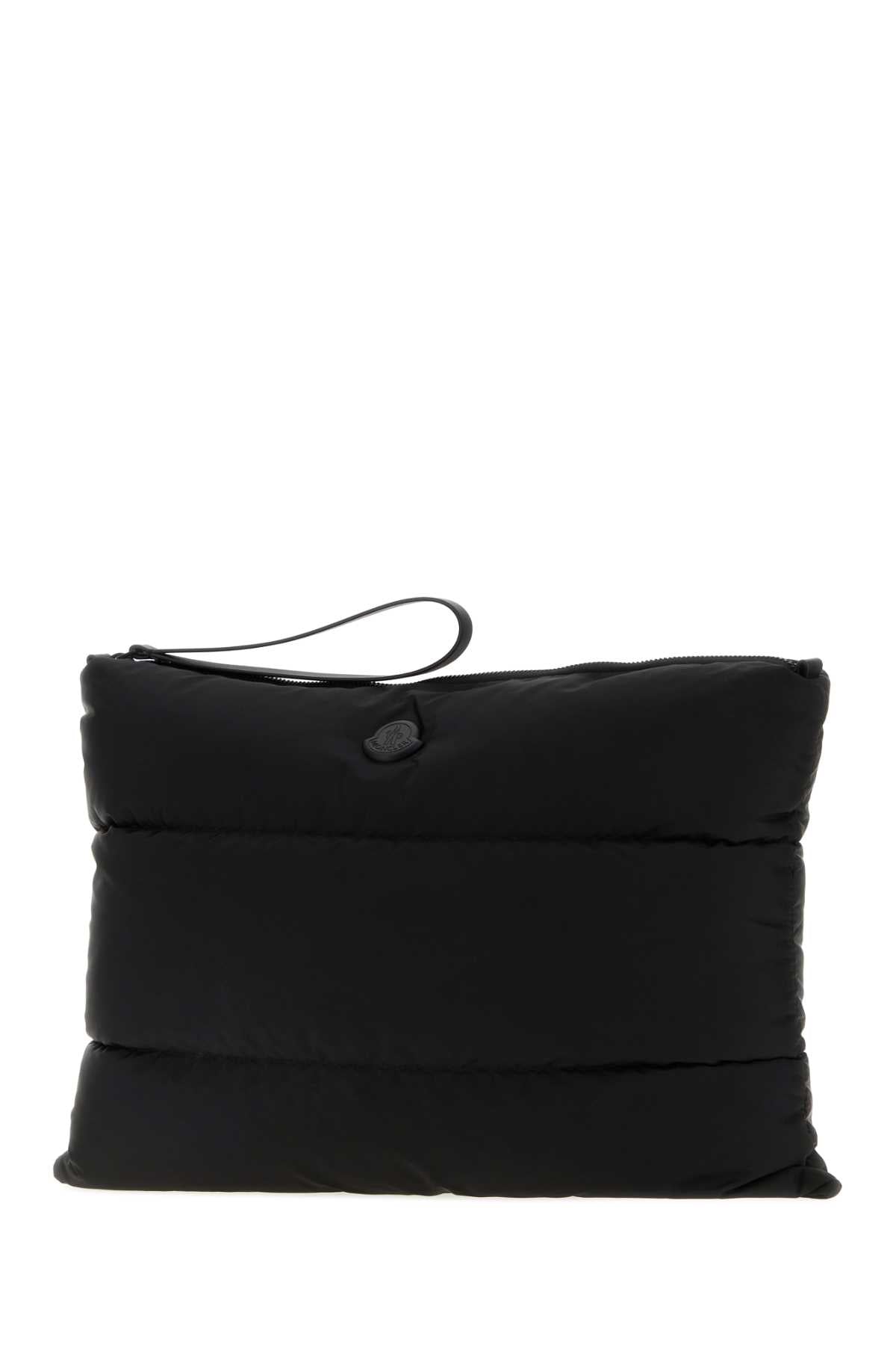 Moncler Men Black Nylon Caradoc Laptop Case MONCLER