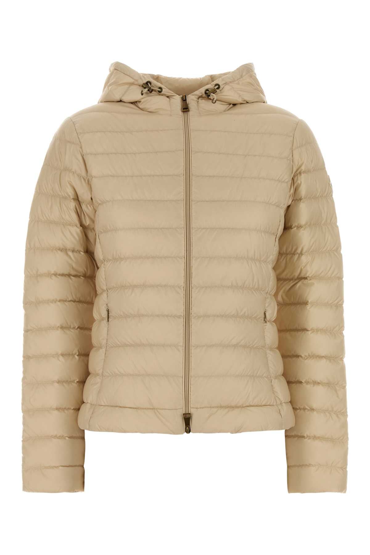 Moncler Women Sand Nylon Igelhood Down Jacket MONCLER