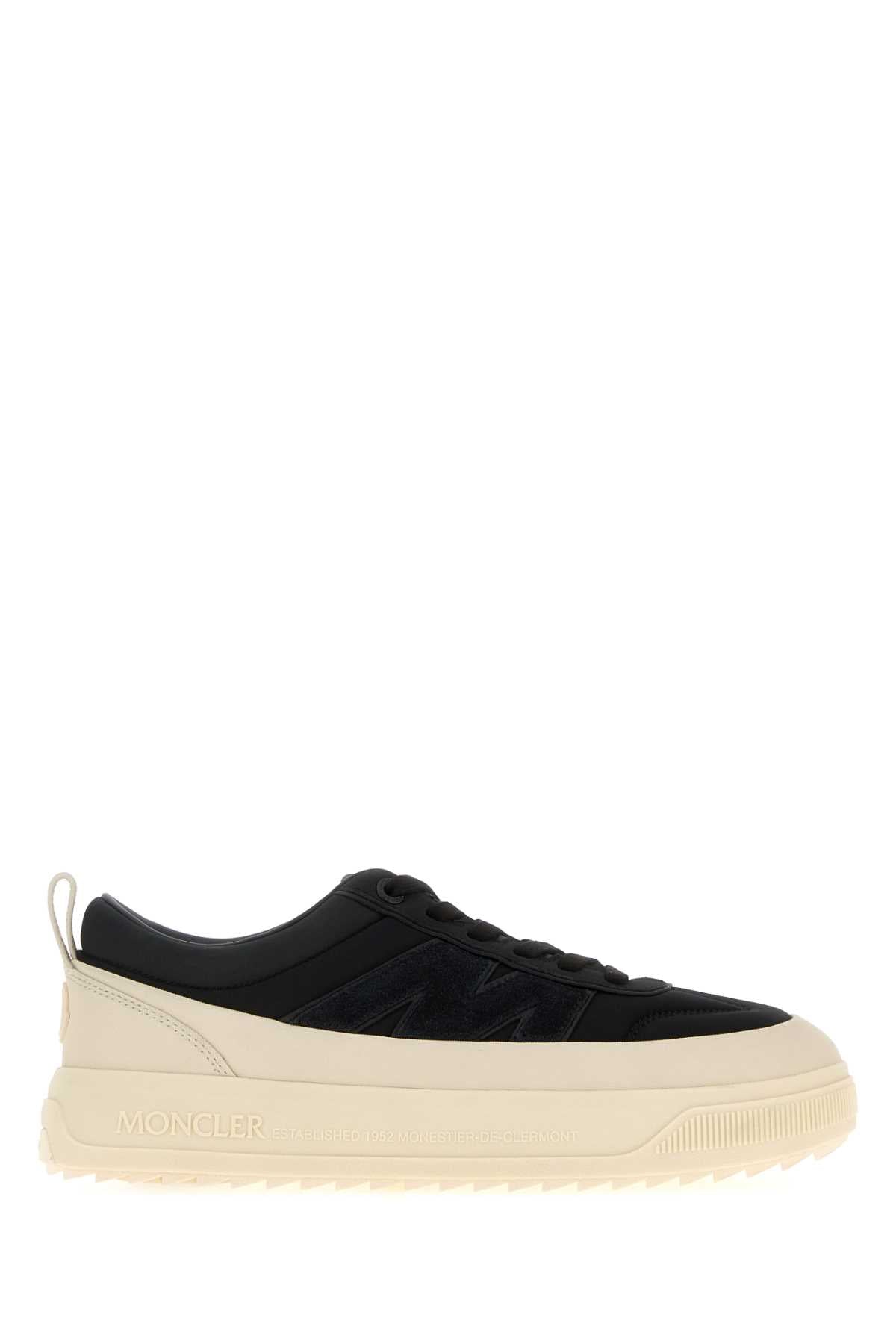 Moncler Men Black Canvas Moncler Altive Sneakers