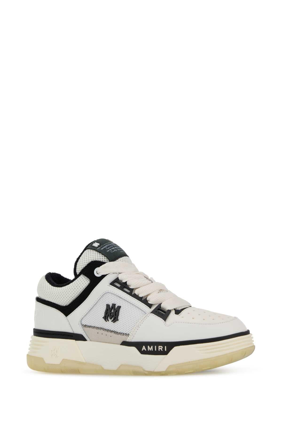 Amiri Men Two-Tone Mesh And Leather Ma-1 Sneakers AMIRI