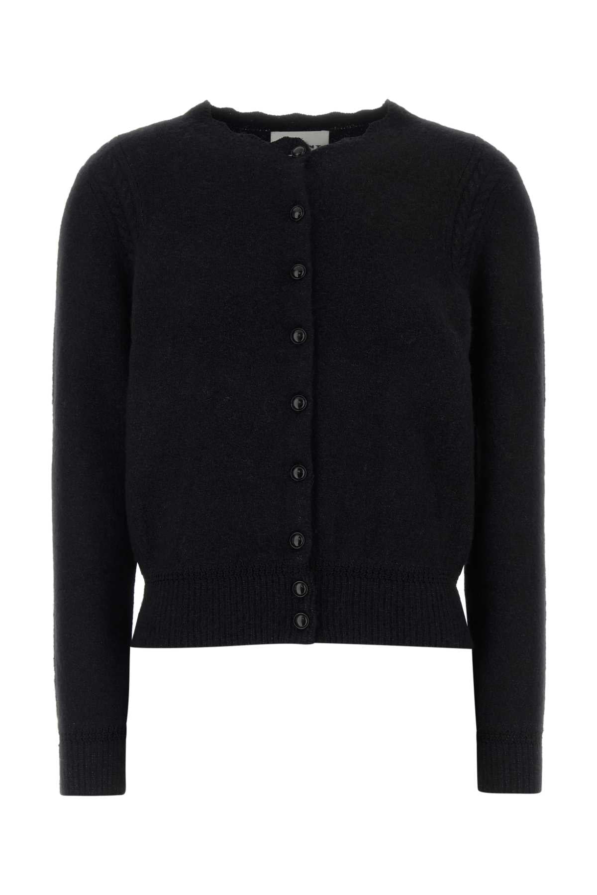 Isabel Marant Etoile Women Black Alpaca Blend Naia Cardigan ISABEL MARANT ETOILE