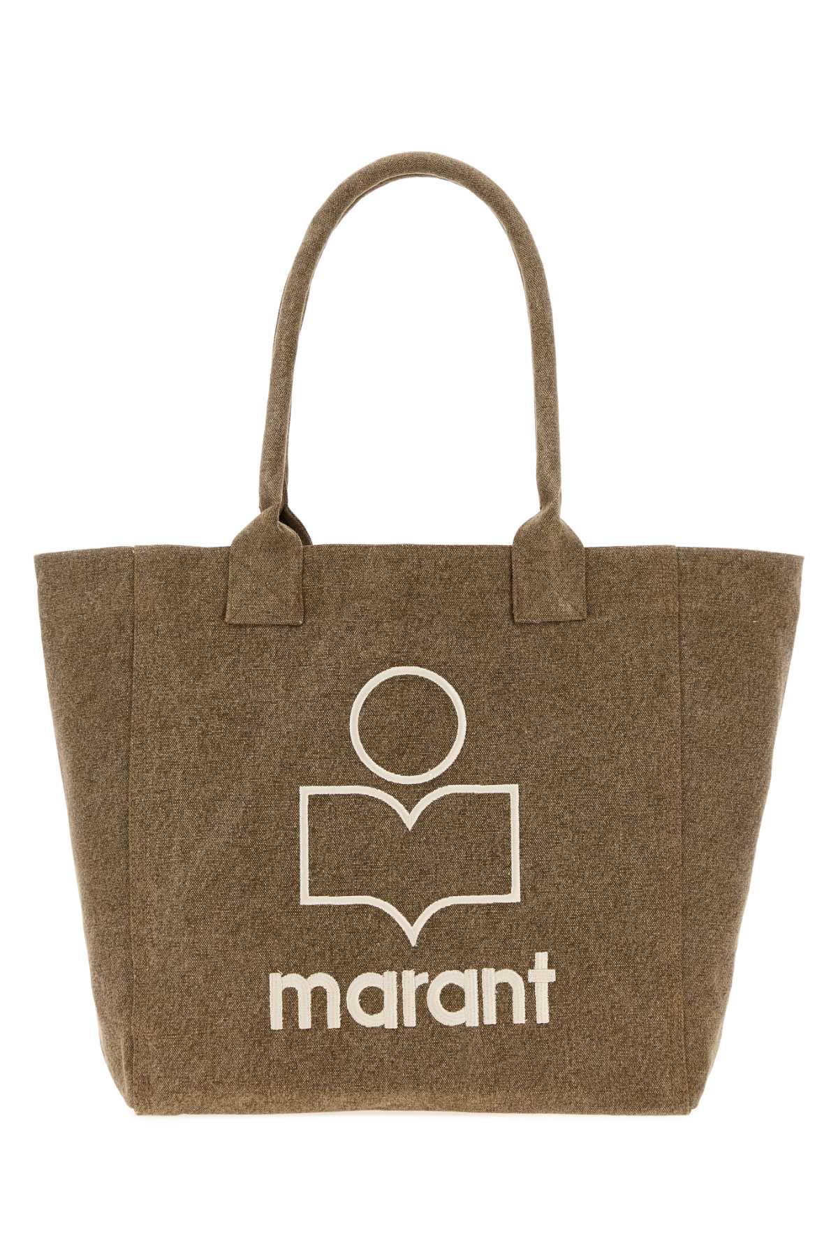 Isabel Marant Women Mud Cotton Small Yenky Shopping Bag ISABEL MARANT