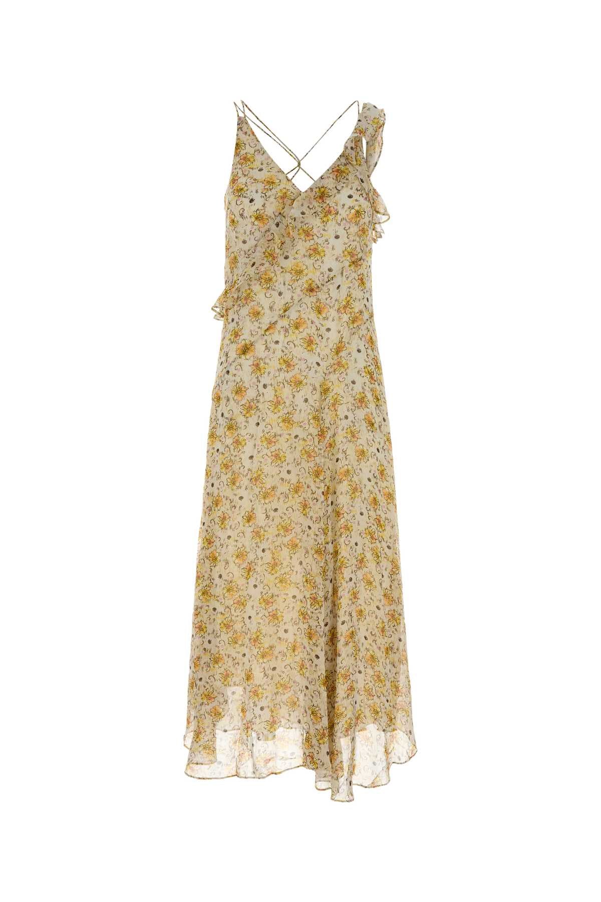 Isabel Marant Etoile Women Printed Chiffon Luxie Dress ISABEL MARANT ETOILE