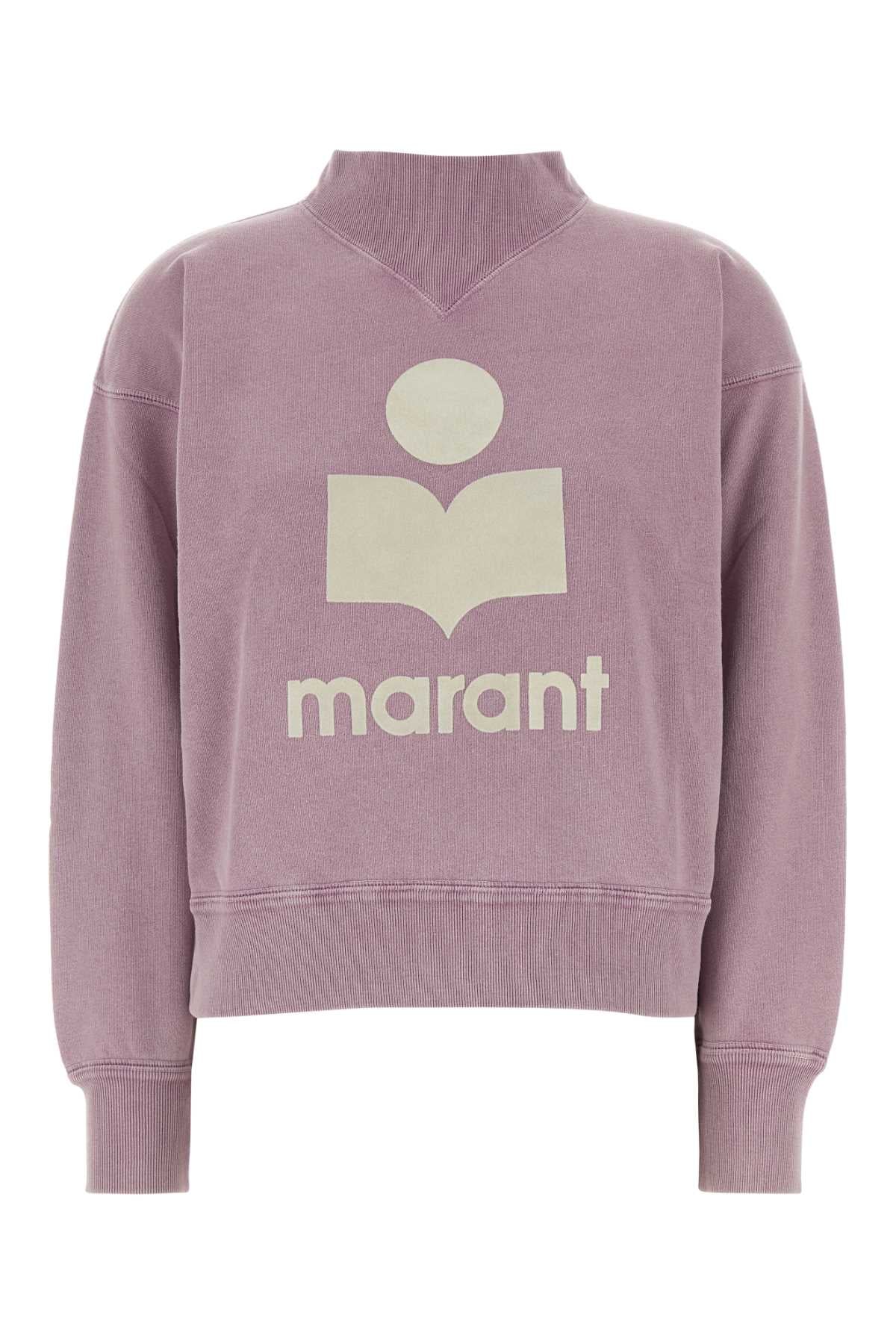 Isabel Marant Etoile Women Lilac Cotton Blend Moby Sweatshirt ISABEL MARANT ETOILE