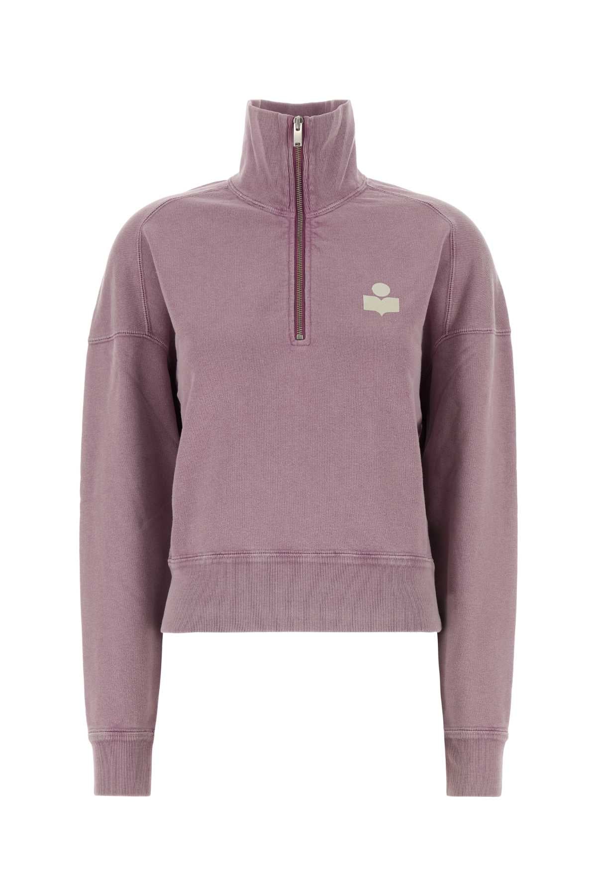 Isabel Marant Etoile Women Lilac Cotton Blend Ross Sweatshirt ISABEL MARANT ETOILE