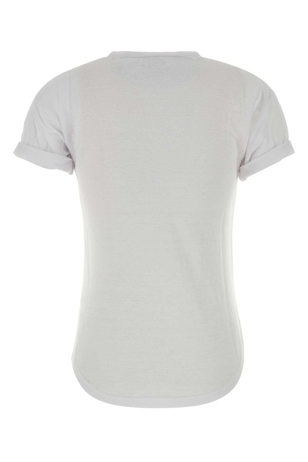 Isabel Marant Etoile Women White Linen Koldia T-Shirt ISABEL MARANT ETOILE