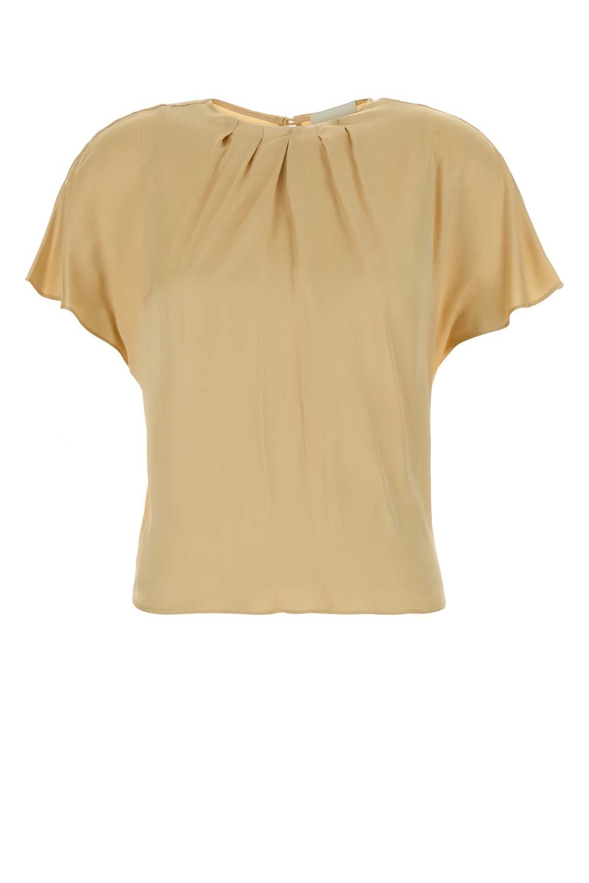 Isabel Marant Women Cream Satin Sakine Top ISABEL MARANT