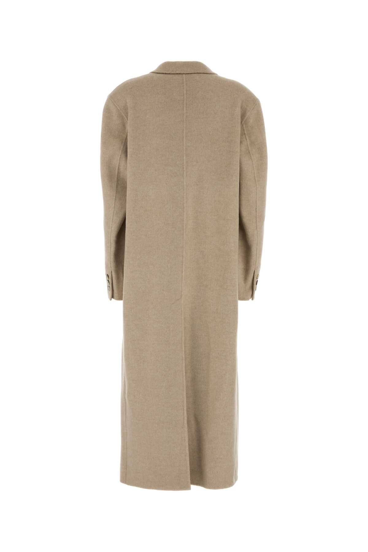 Isabel Marant Women Sand Wool Blend Clesa Coat ISABEL MARANT