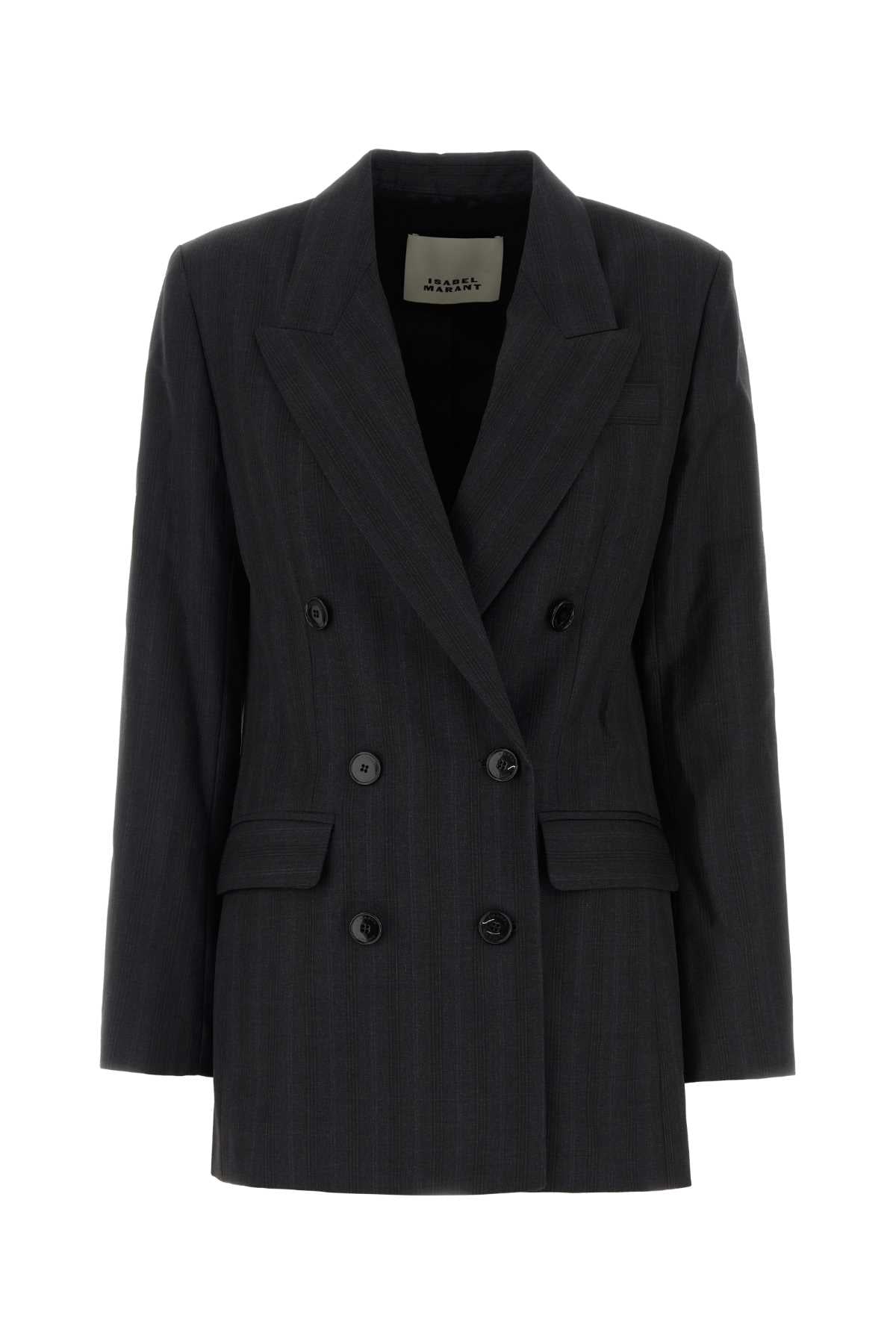 Isabel Marant Women Charcoal Wool Jevima Blazer ISABEL MARANT