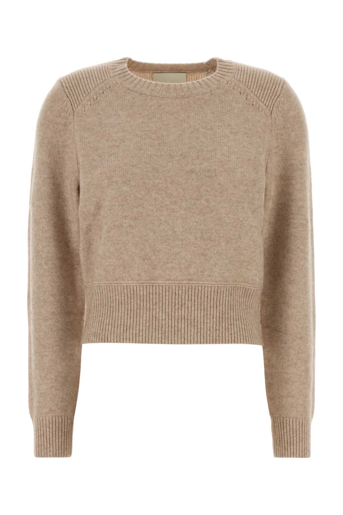 Isabel Marant Women Melange Sand Wool Blend Cornelia Sweater ISABEL MARANT
