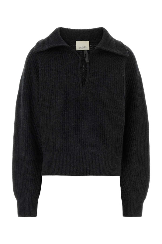 Isabel Marant Women Charcoal Wool Blend Miranda Sweater ISABEL MARANT
