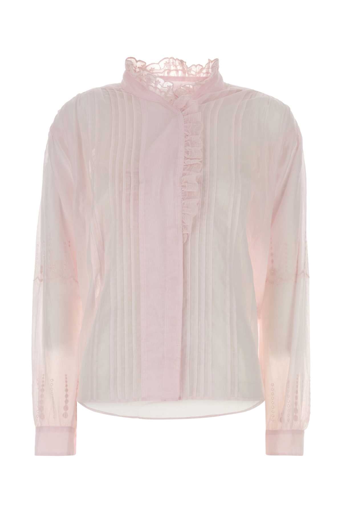 Isabel Marant Etoile Women Pink Cotton Leota Shirt ISABEL MARANT ETOILE