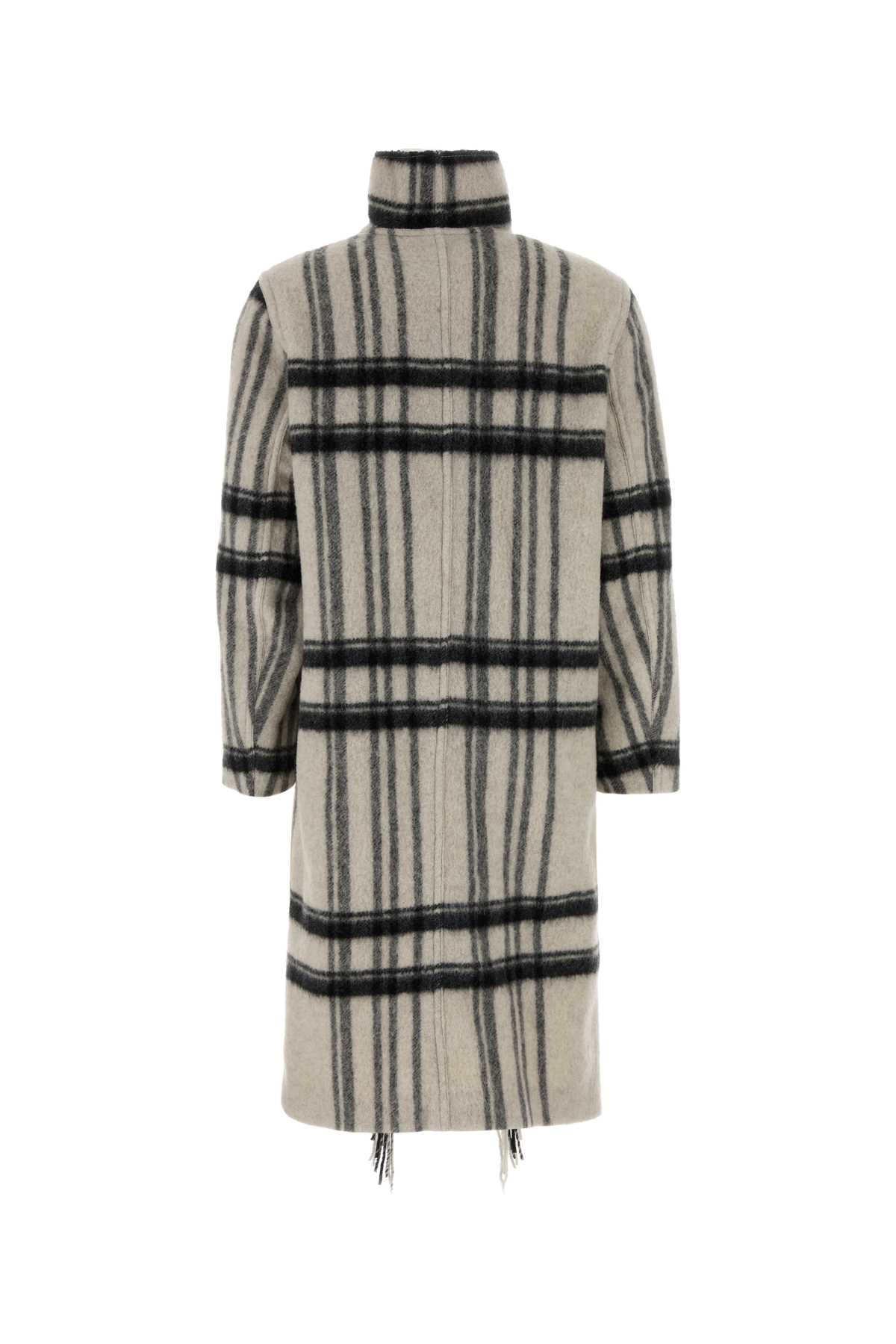 Isabel Marant Etoile Women Embroidered Wool Blend Gihan Coat ISABEL MARANT ETOILE