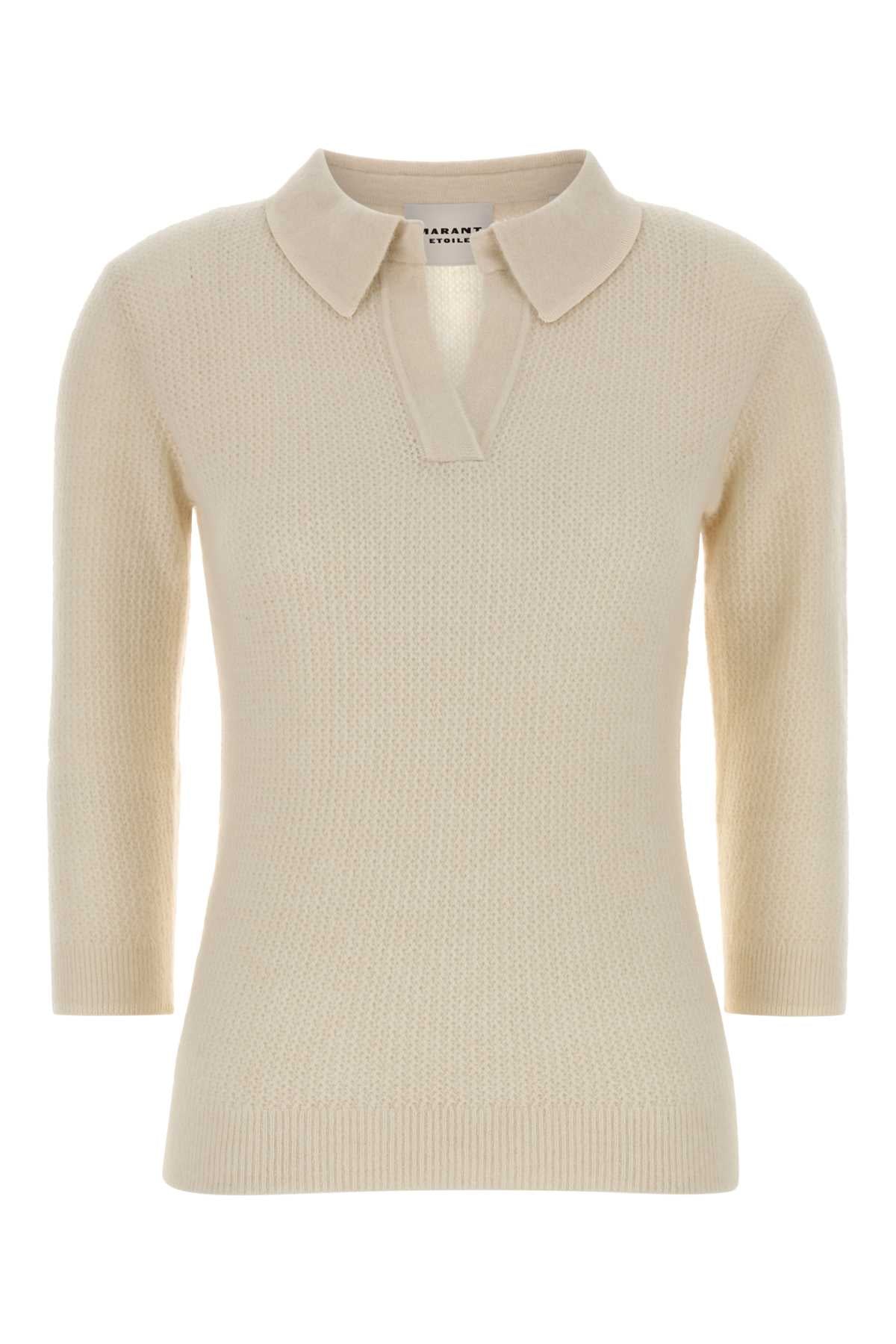 Isabel Marant Etoile Women Ivory Alpaca Blend Nathalie Sweater ISABEL MARANT ETOILE