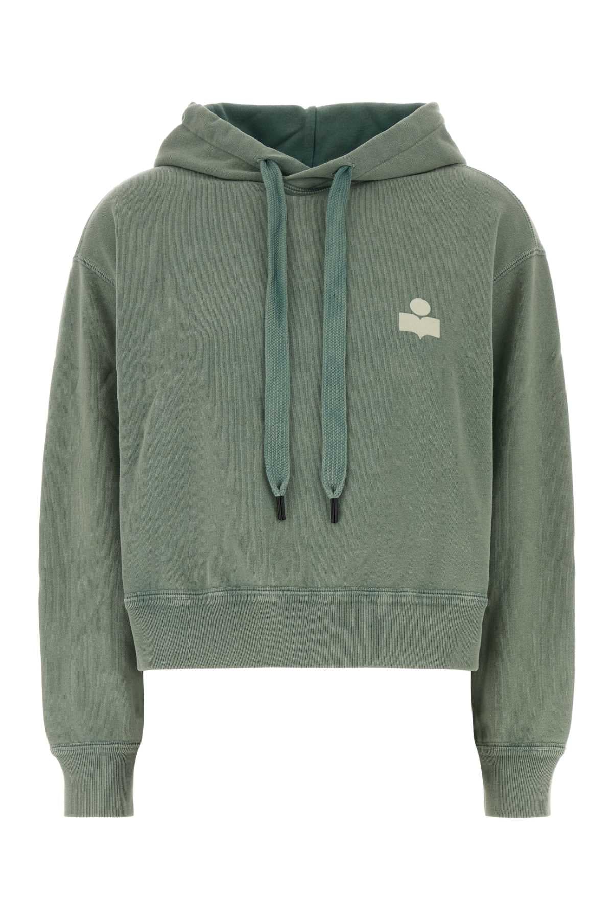 Isabel Marant Etoile Women Sage Green Cotton Blend Salmy Sweatshirt ISABEL MARANT ETOILE