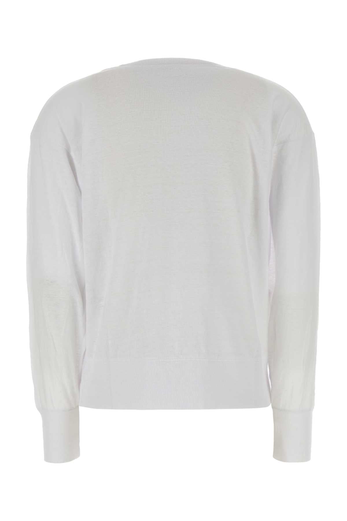 Isabel Marant Etoile Women White Linen Klowia T-Shirt ISABEL MARANT ETOILE
