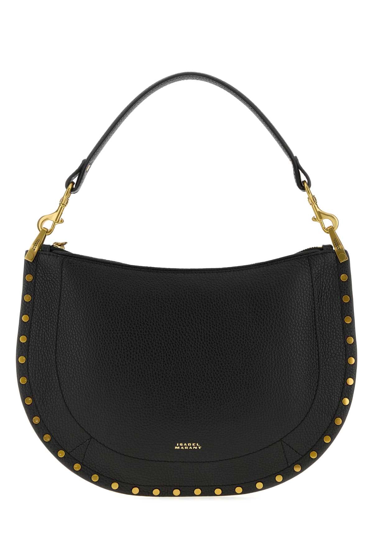 Isabel Marant Women Black Leather Oskan Shoulder Bag ISABEL MARANT