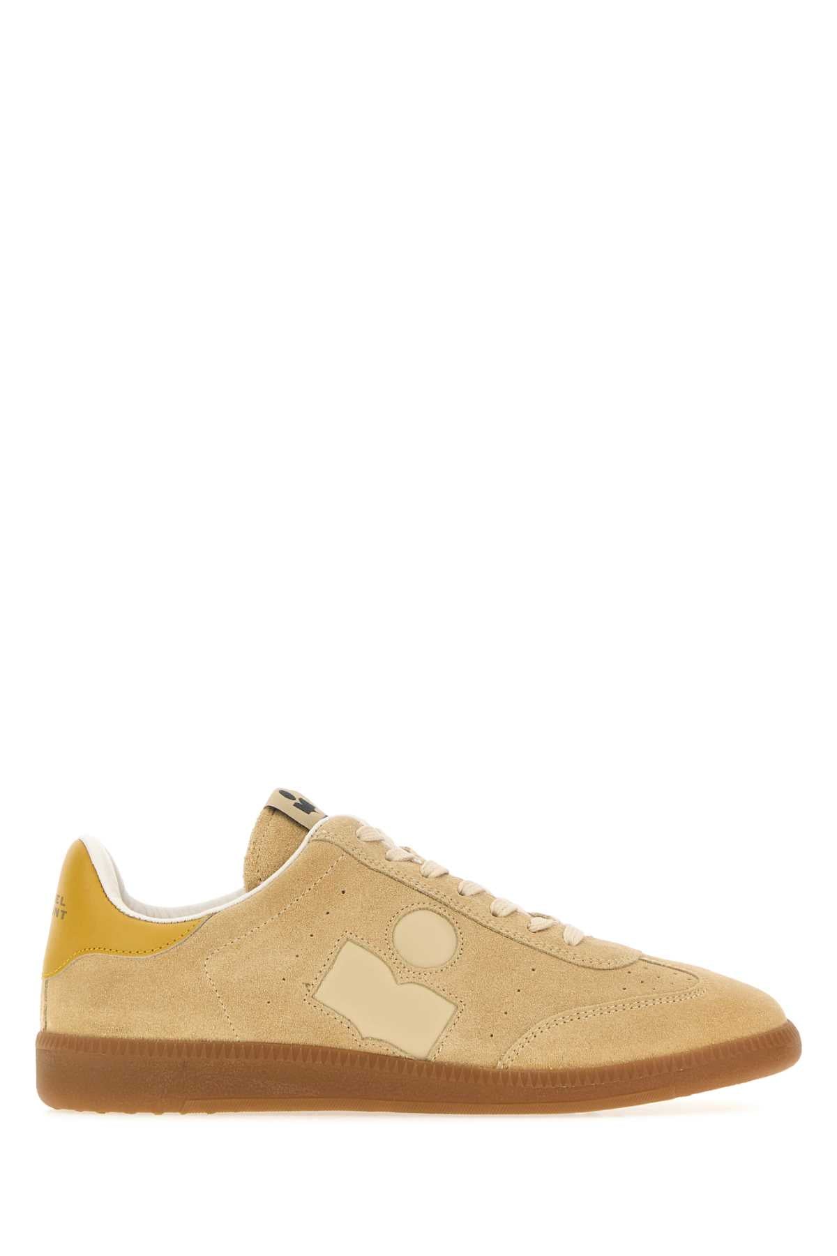 Isabel Marant Women Beige Suede Bryce Sneakers ISABEL MARANT