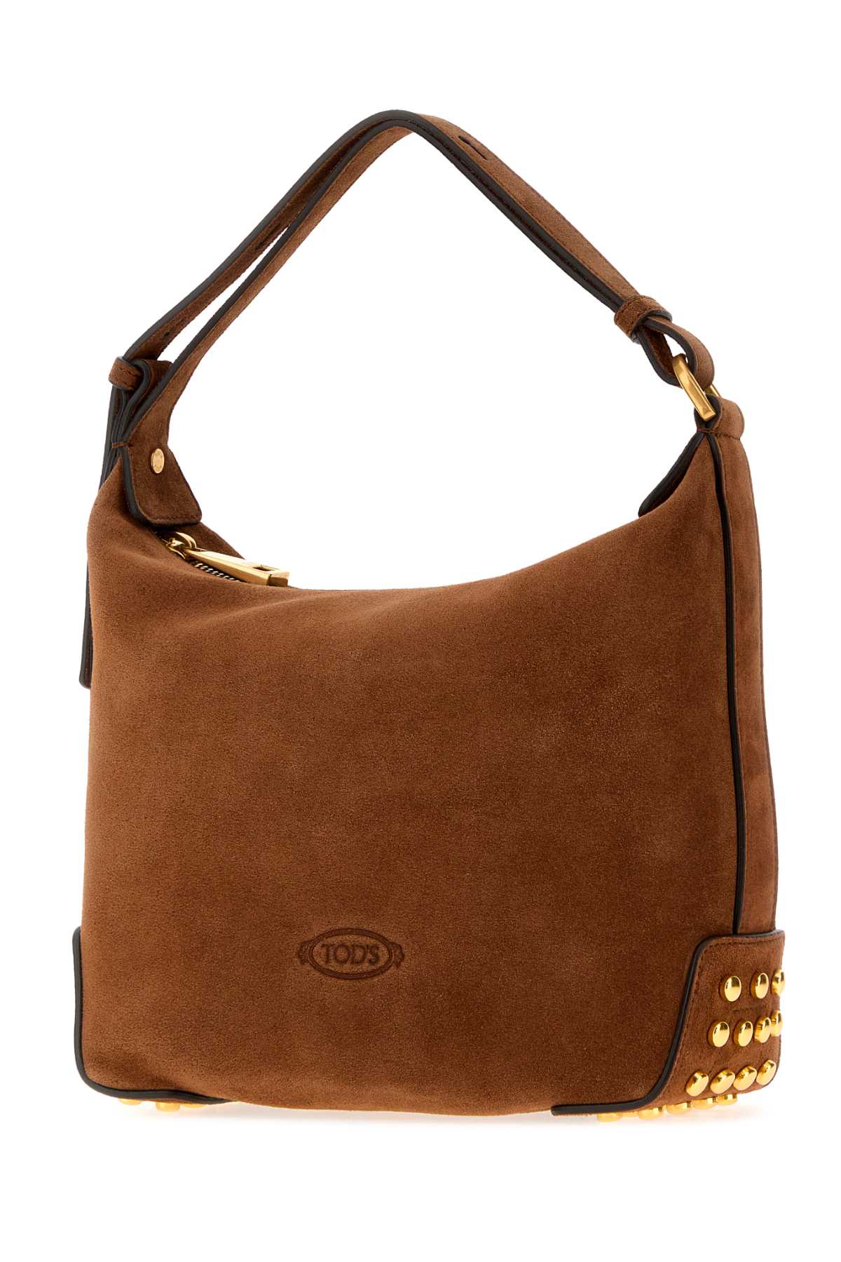 Tod's Women Brown Suede Mini Shoulder Bag TOD'S