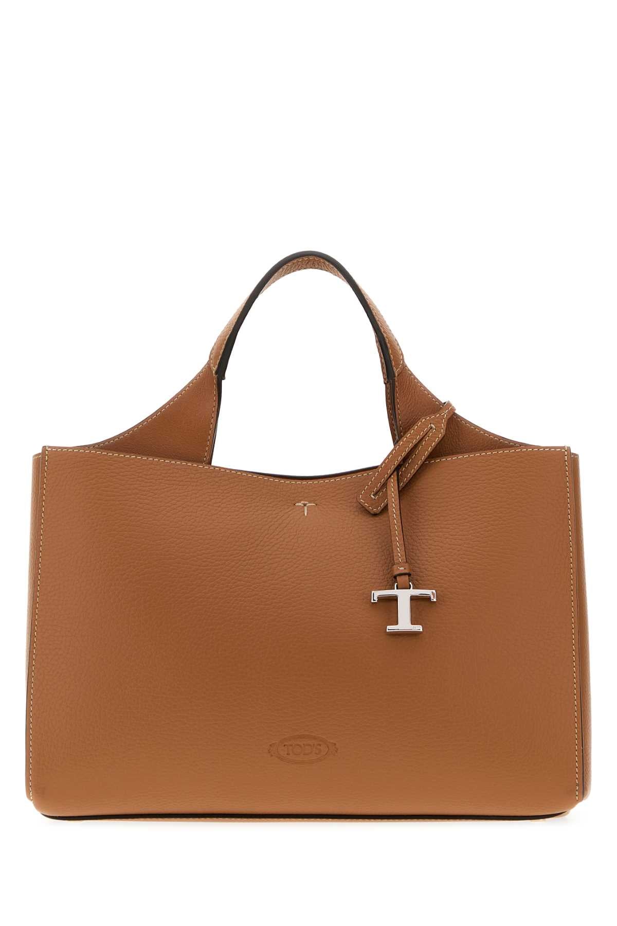 Tod's Women Camel Leather Apa Handbag TOD'S