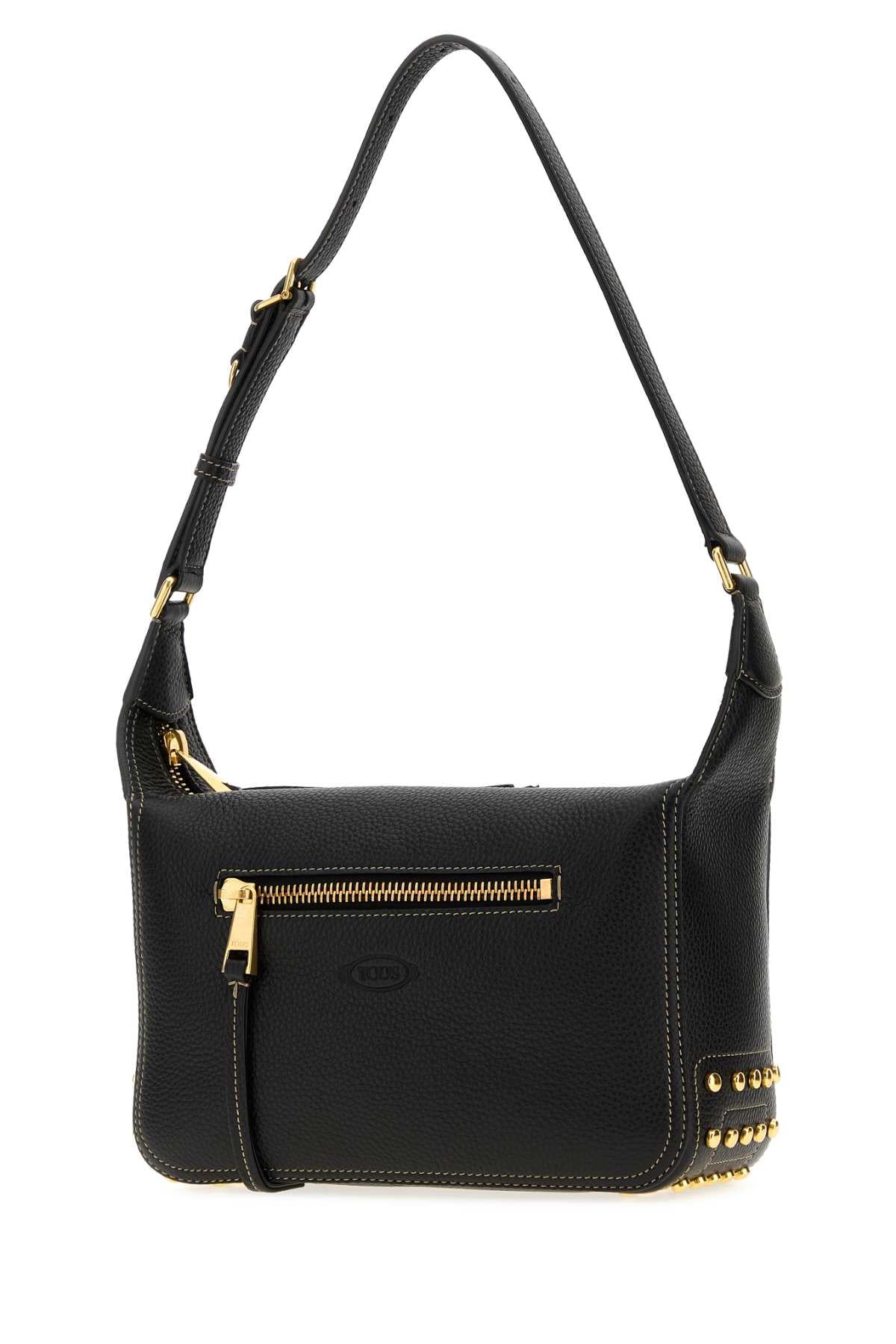 Tod's Women Black Leather Shoulder Bag TOD'S
