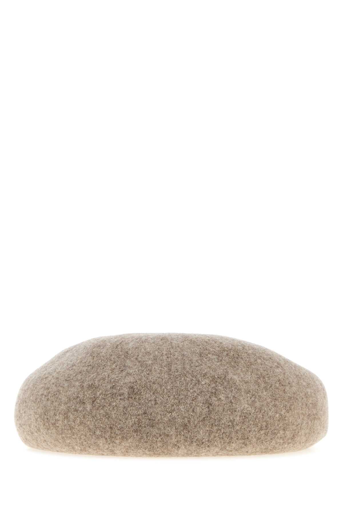 Vivienne Westwood Women Dove Grey Wool Beret VIVIENNE WESTWOOD
