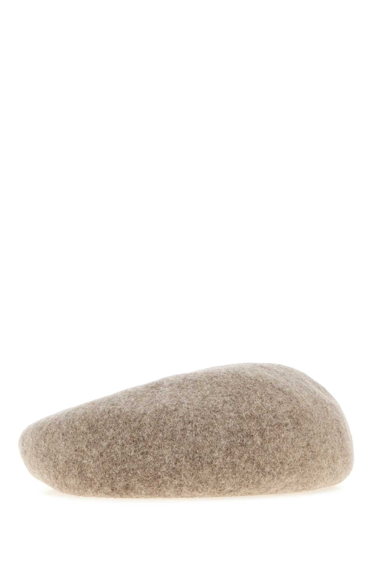 Vivienne Westwood Women Dove Grey Wool Beret VIVIENNE WESTWOOD