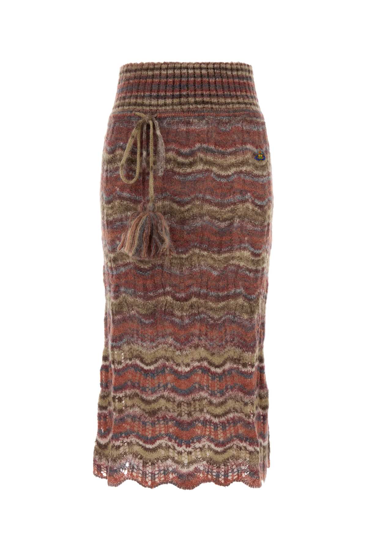 Vivienne Westwood Women Multicolor Mohair Blend Flora Skirt VIVIENNE WESTWOOD