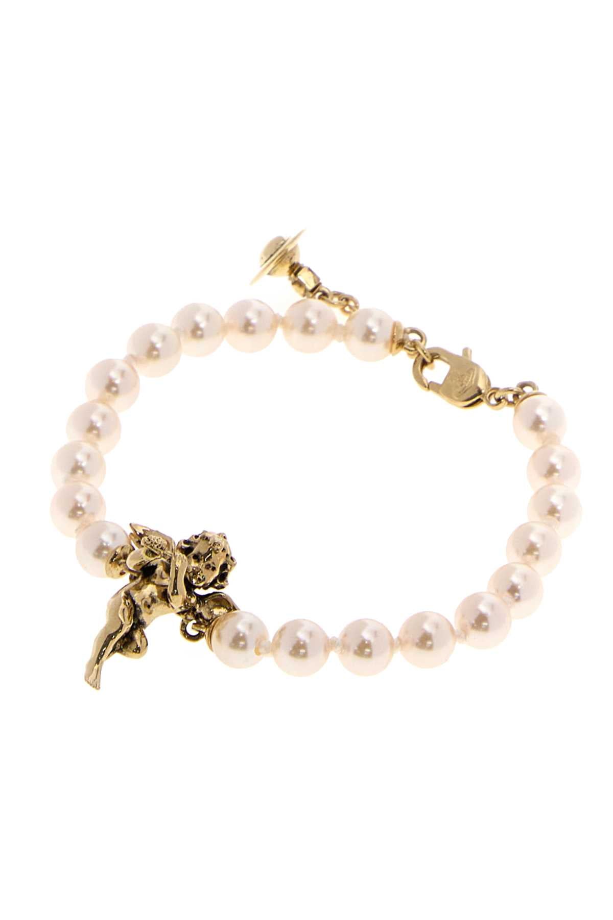 Vivienne Westwood Women Ivory Pearls Putti Bracelet VIVIENNE WESTWOOD