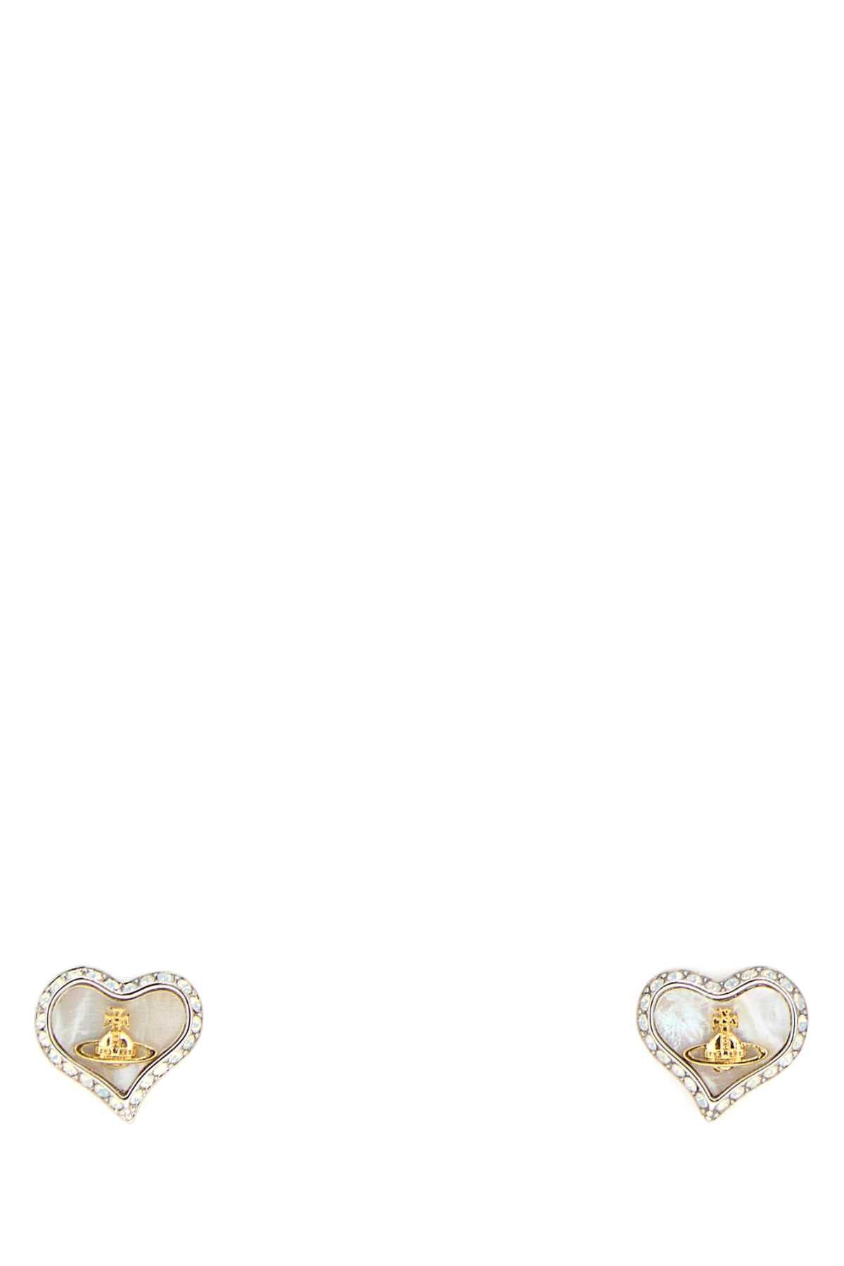 Vivienne Westwood Women Multicolor Metal And Stone Petra Earrings VIVIENNE WESTWOOD
