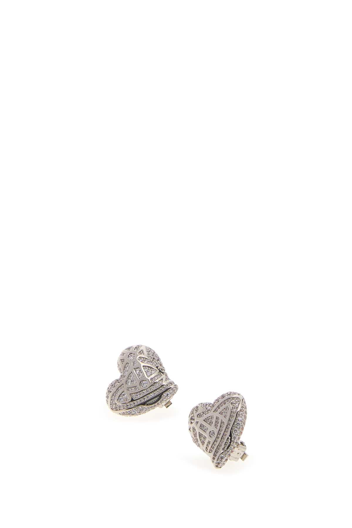 Vivienne Westwood Women Silver Metal Evangeline Earrings VIVIENNE WESTWOOD