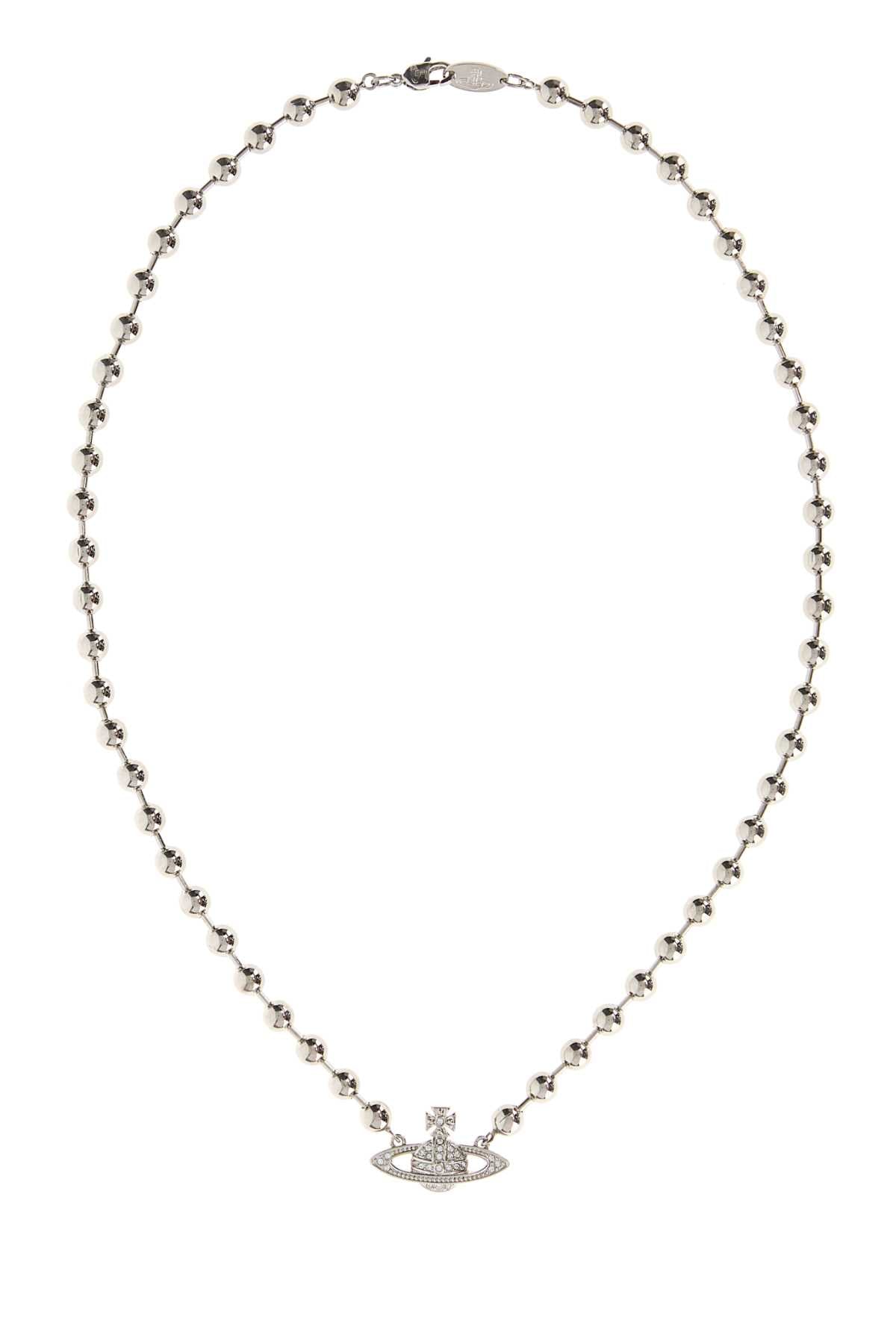 Vivienne Westwood Women Silver Metal Thames Necklace VIVIENNE WESTWOOD