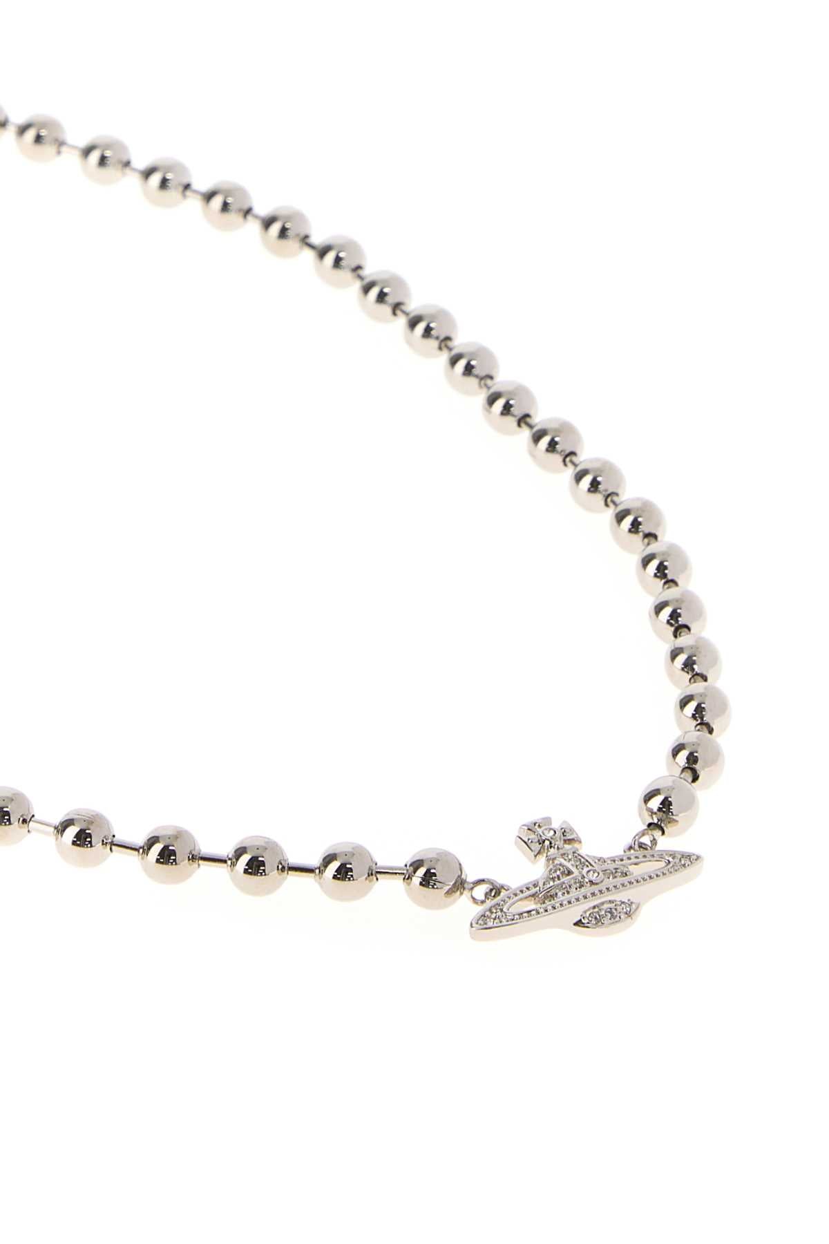 Vivienne Westwood Women Silver Metal Thames Necklace VIVIENNE WESTWOOD