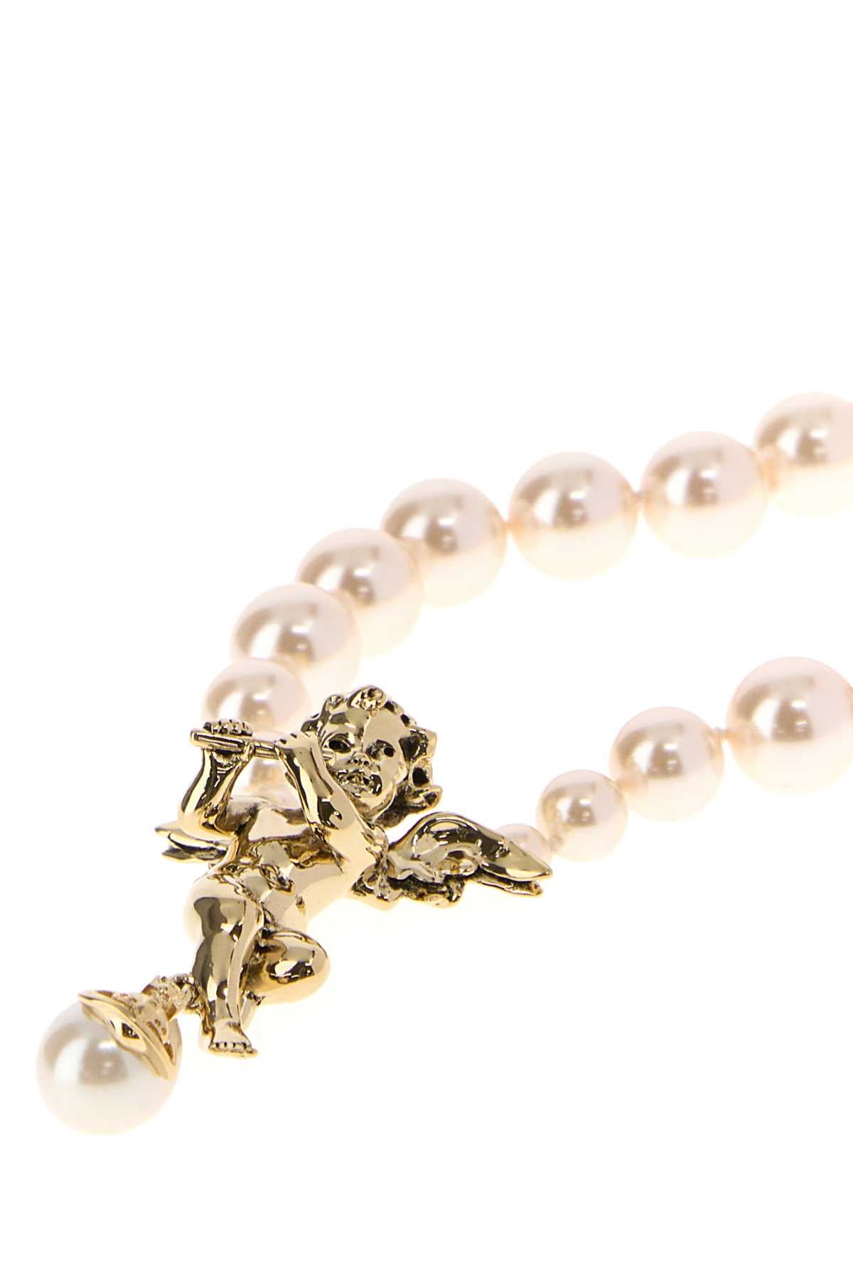 Vivienne Westwood Women Putti Large Pearl Necklace VIVIENNE WESTWOOD