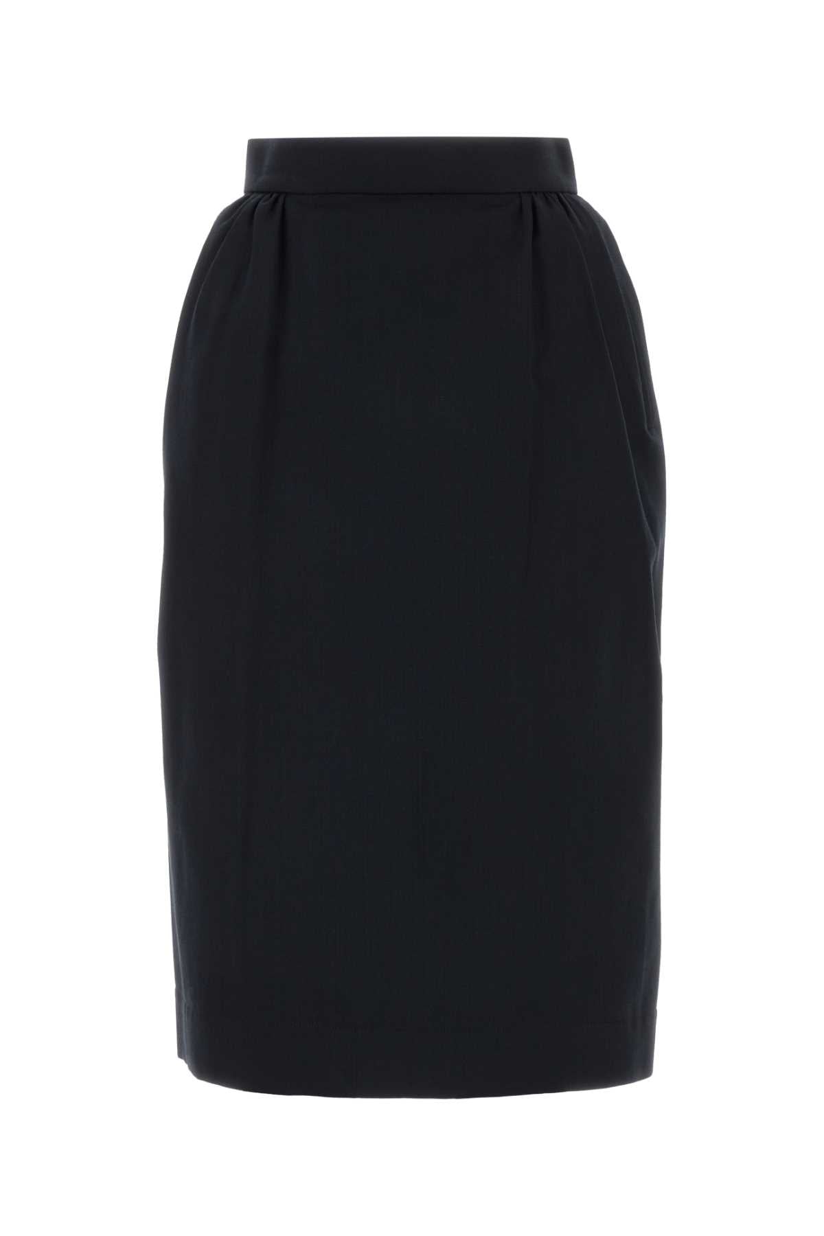 Vivienne Westwood Women Midnight Blue Cotton Blend Skirt VIVIENNE WESTWOOD