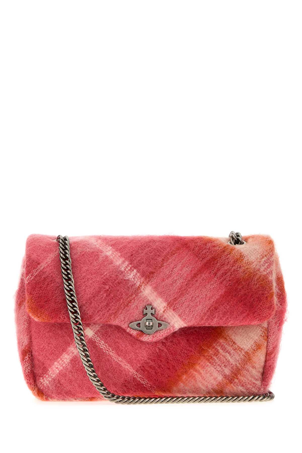 Vivienne Westwood Women Embroidered Fabric Anita Shoulder Bag VIVIENNE WESTWOOD