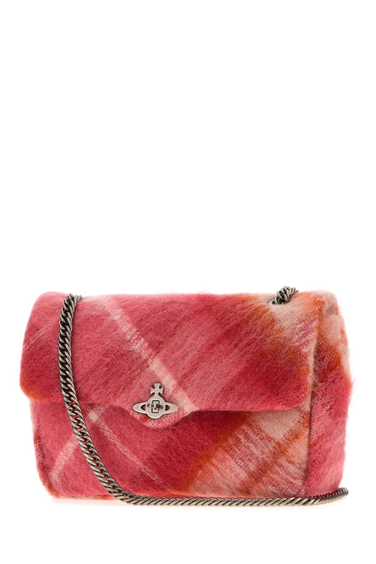 Vivienne Westwood Women Embroidered Fabric Anita Shoulder Bag VIVIENNE WESTWOOD