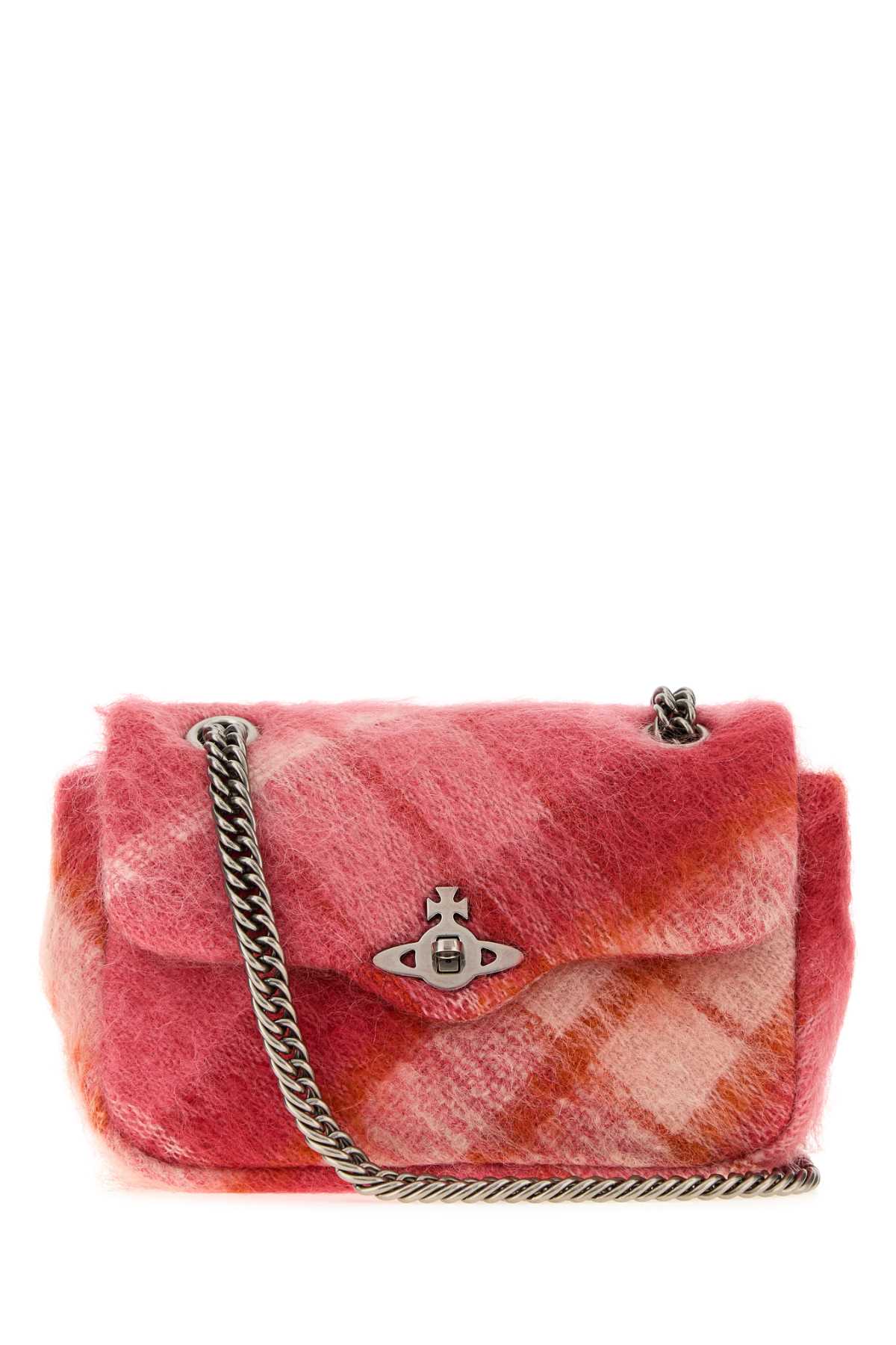 Vivienne Westwood Women Embroidered Fabric Anita Shoulder Bag VIVIENNE WESTWOOD