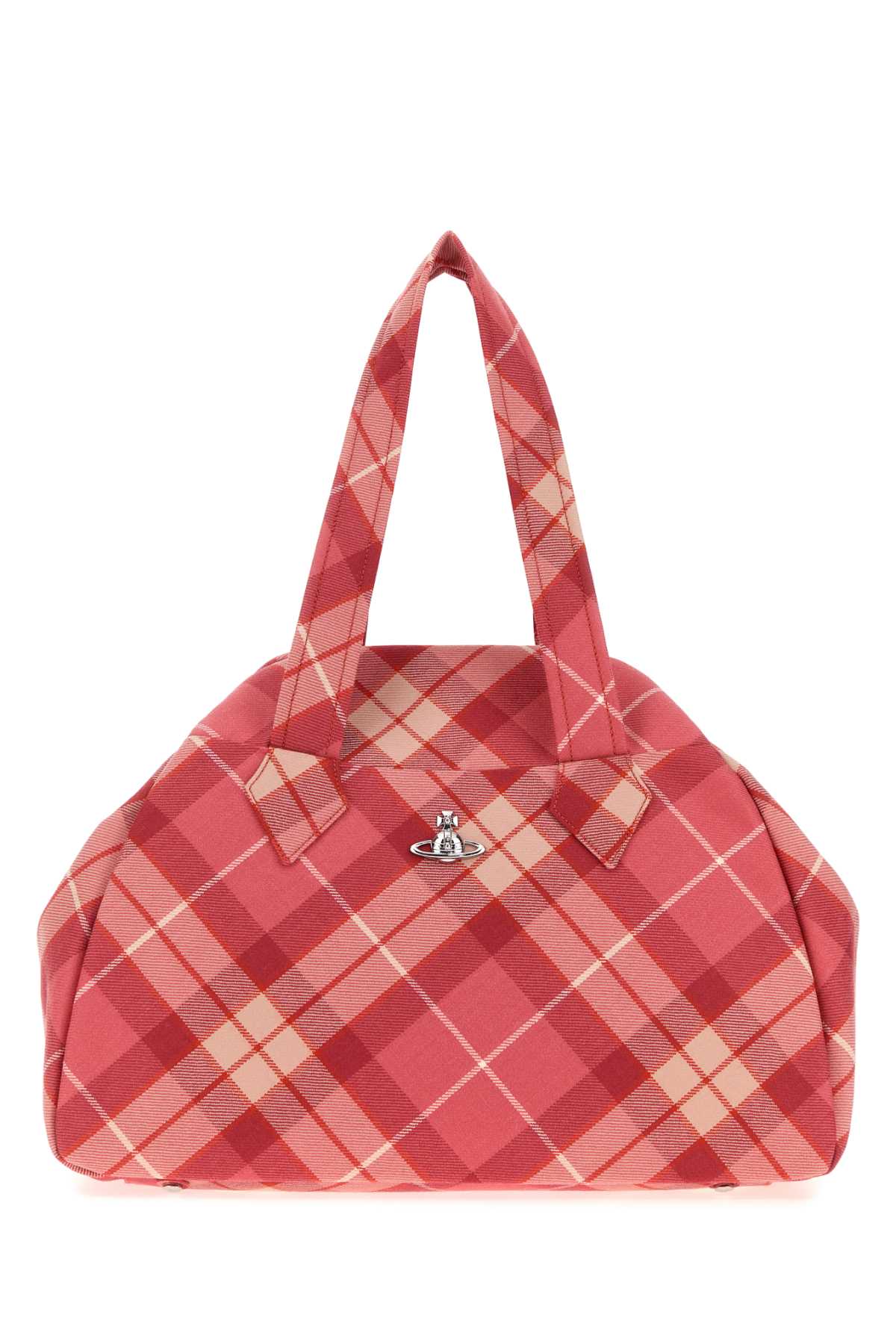 Vivienne Westwood Women Embroidered Fabric Large Archive Shopping Bag VIVIENNE WESTWOOD